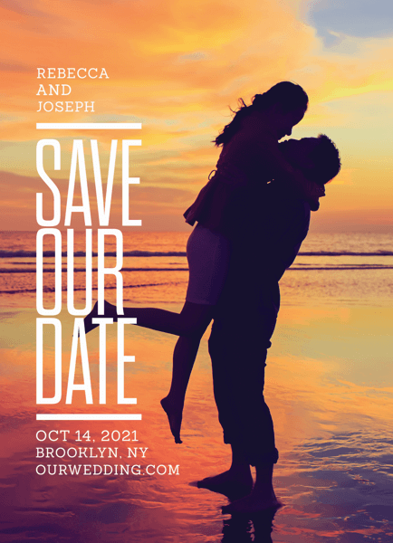 Stacked Save The Date