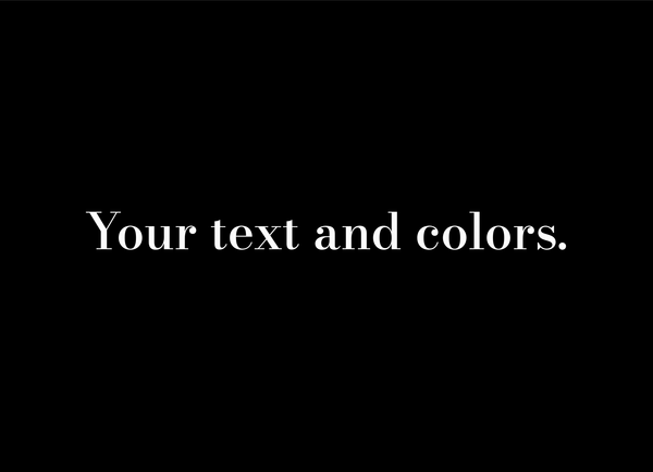 Basic Text And Colors