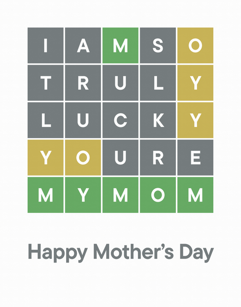 Wordle Mother's Day Sweet