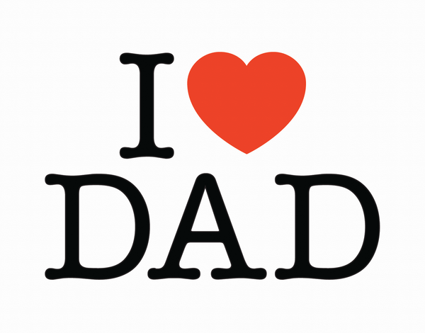 Minimal Heart Father's Day Card