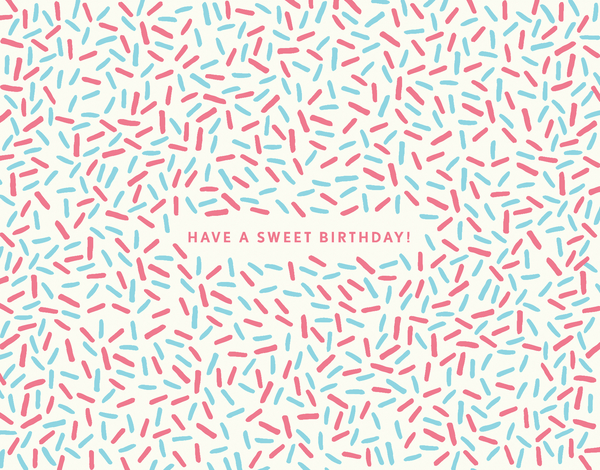 Sweet Sprinkles Birthday Card