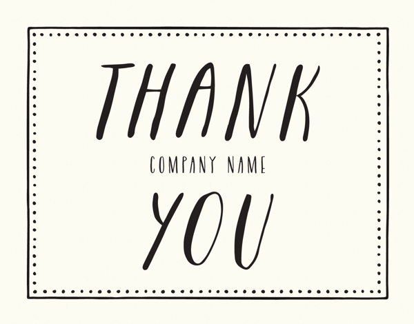 Picnic Business Thank You Card