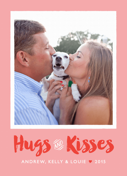 Hugs And Kisses Photo Card