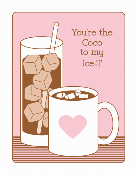 Coco and Ice T Valentine's Card