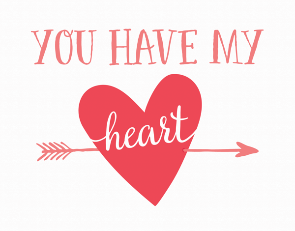 You Have My Heart Valentine Card