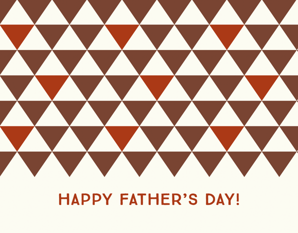 Triangle Father's Day Stationery