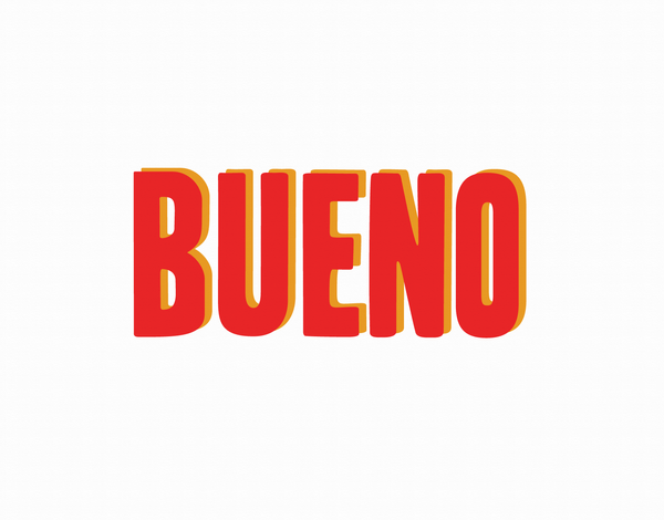 Bold Red Bueno Everyday Card