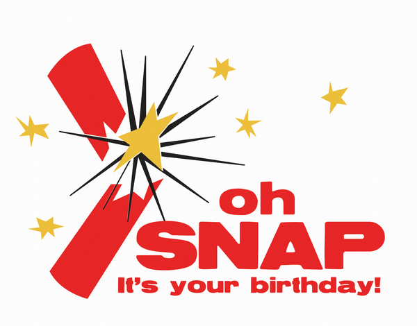 Firecracker Snap Birthday Card