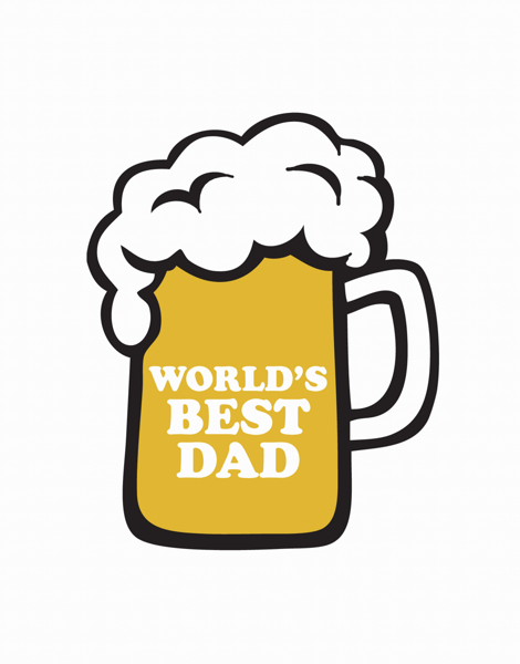 Best Dad Beer Card