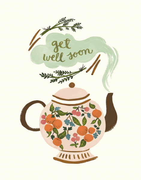 Get Well Teapot
