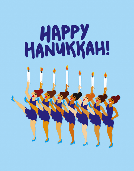 Hanukkah Rockettes 