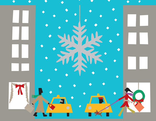 Manhattan Winter Holiday Card
