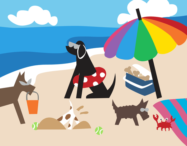 Doggie Beach Day