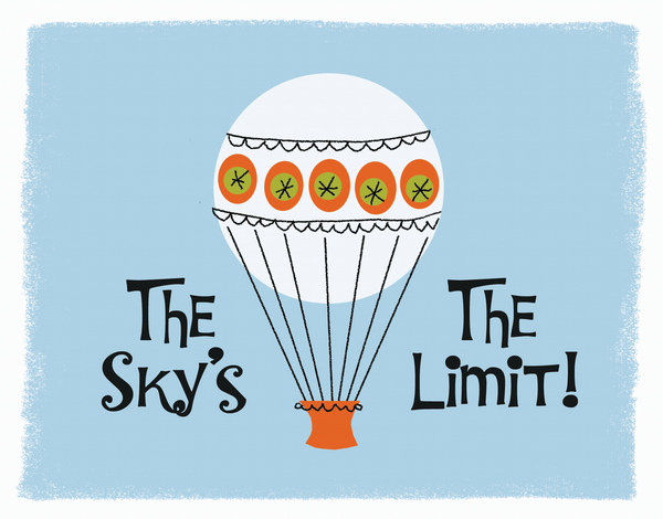 Sky's The Limit Congrats Card