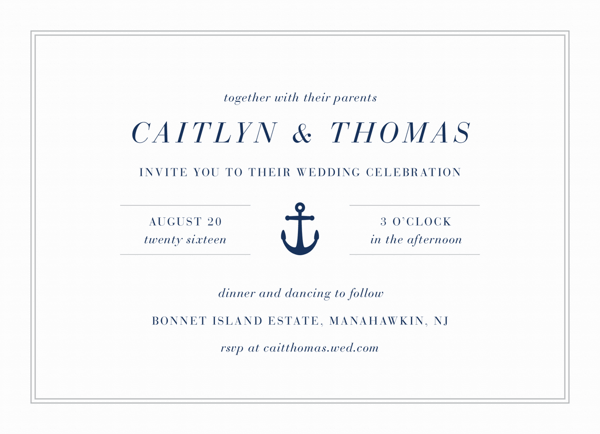 Nautical Wedding