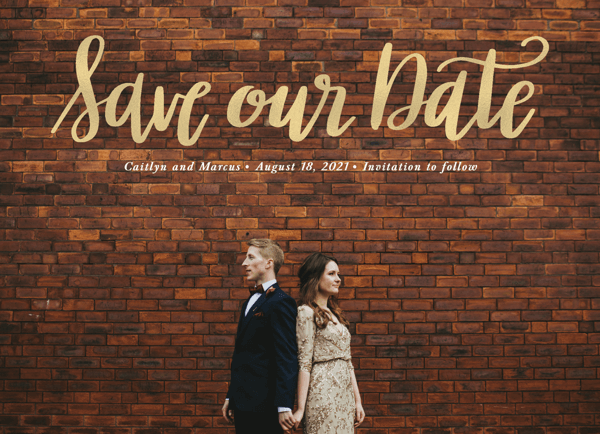 Save Our Date Script
