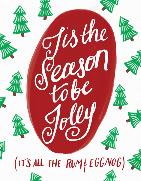 Funny Tis The Season Holiday Card