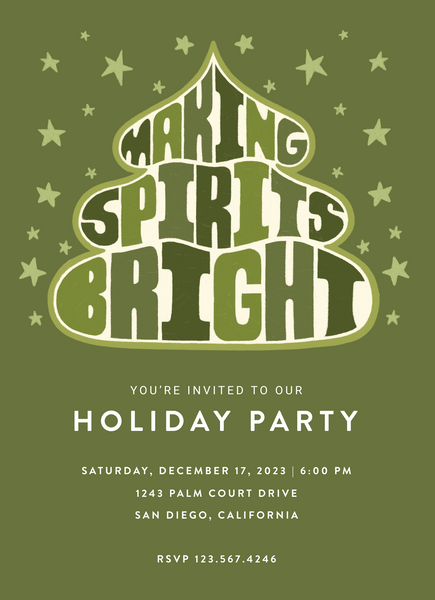 Making Spirits Bright Invite