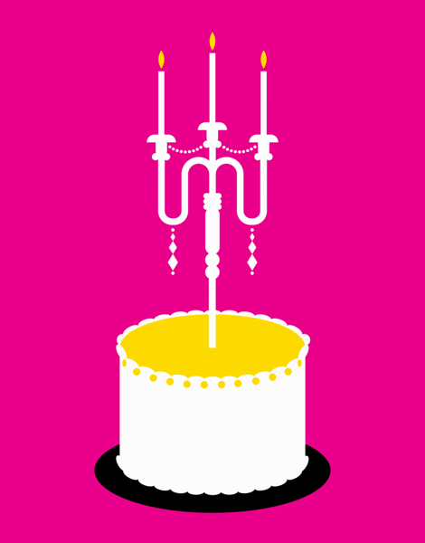 Fancy Cake Birthday Card