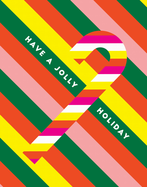 Jolly Holiday Candy Cane