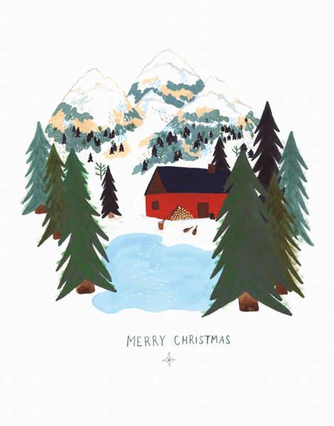 Mountain Home Christmas Card