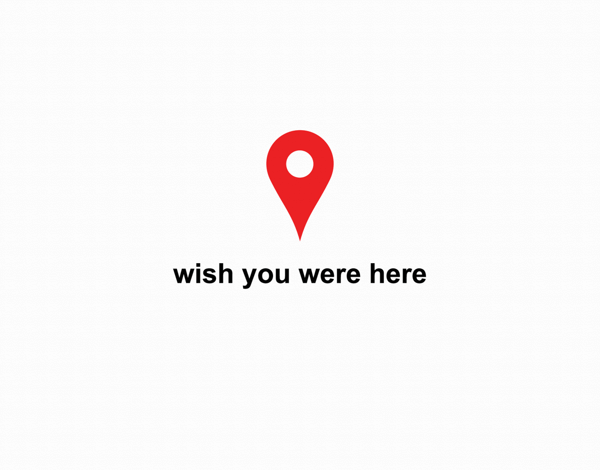 Wish You Were Here Card
