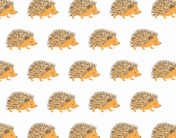 Hedgehog Patterned Stationery