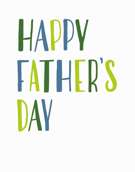 Simply Lettered Father's Day
