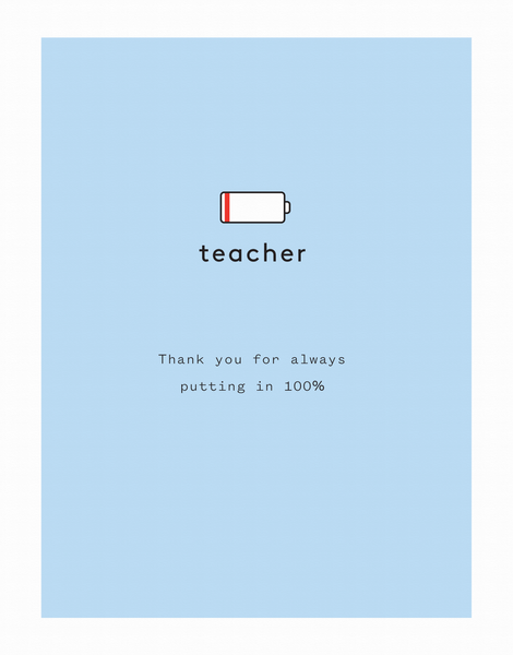 Teacher Battery