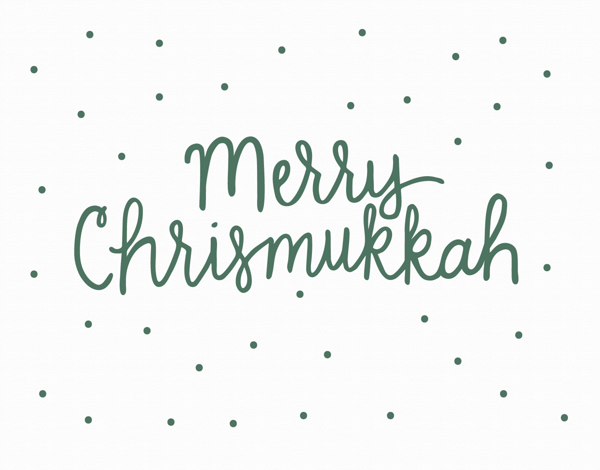 Merry Chrismukkah Greeting Card