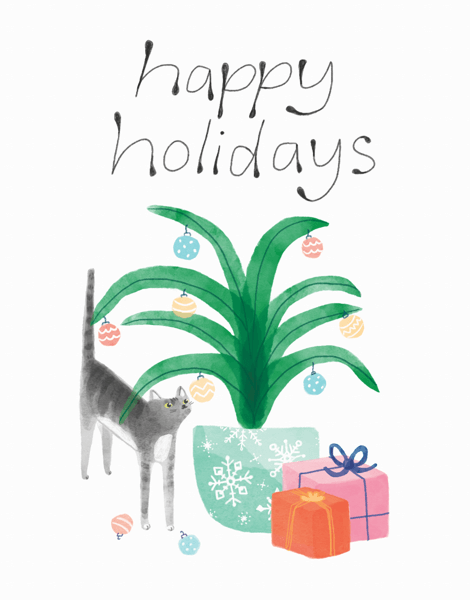 cat-and-presents-happy-holidays