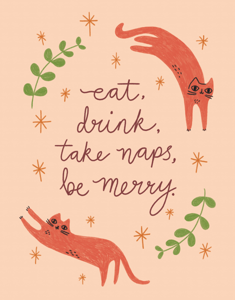 funny-take-naps-be-merry-greeting-card