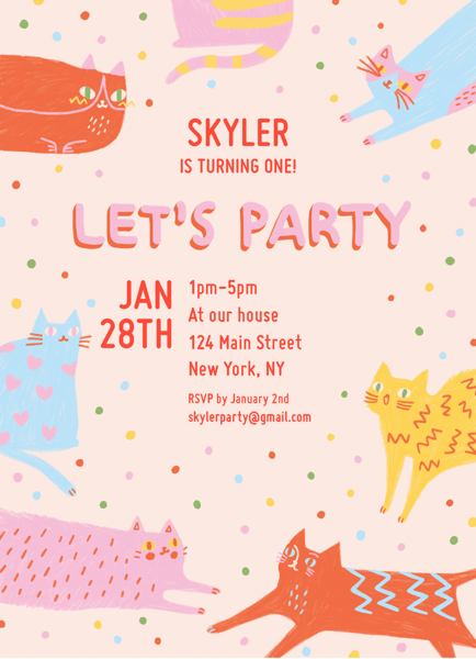 Let's Party Cats