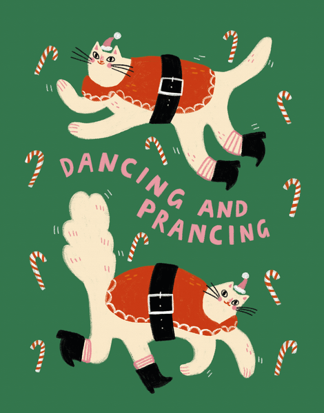 Dancing And Prancing Cats