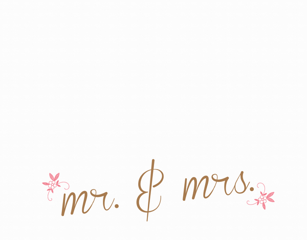 Mr & Mrs Calligraphic Stationery