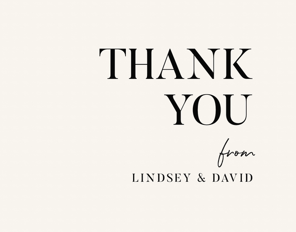 Typography Thank You