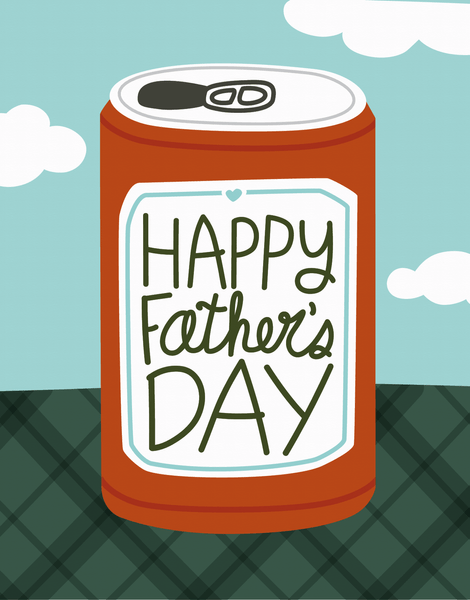 Father's Day Beer Can