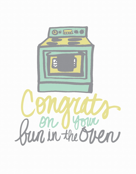 Bun In The Oven Congrats