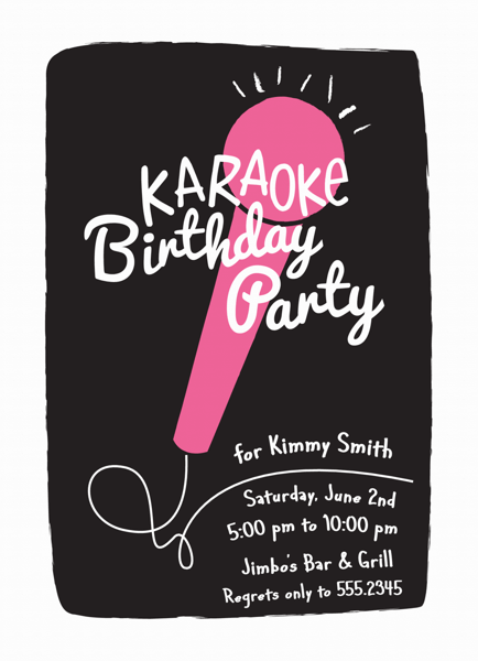 Karaoke Invite