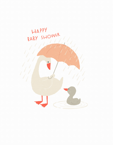 Rainy Day Geese