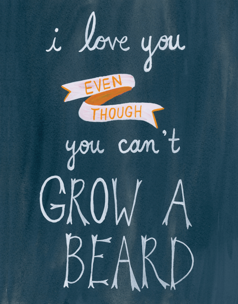Can't Grow A Beard