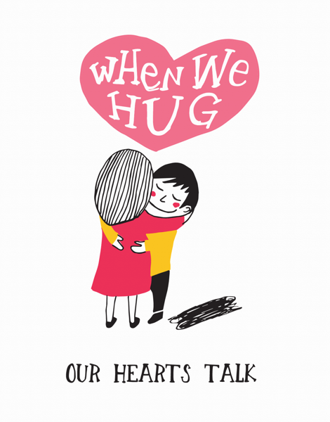 Adorable Hug Friend Card