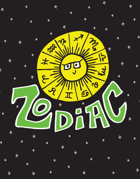 Illustrated Zodiac Everyday Card