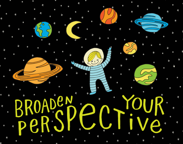 Adorable Broaden Your Perspective Card
