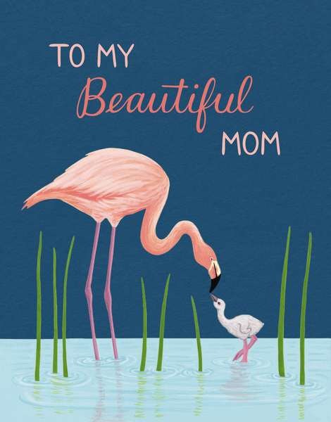 Flamingo Mom